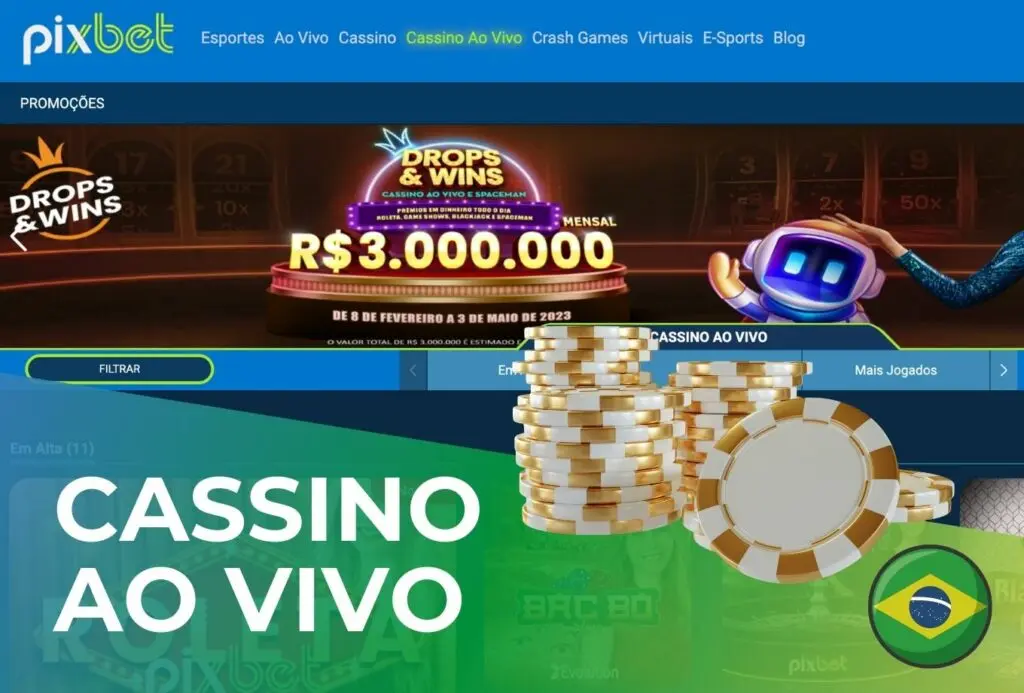 pixbet cassino ao vivo